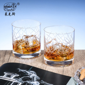 Crystal Whiskey Glass And Ashtray Set 3 Piece Gift Box Exquisite Business Gift For Chinese New Year - Product Image 3