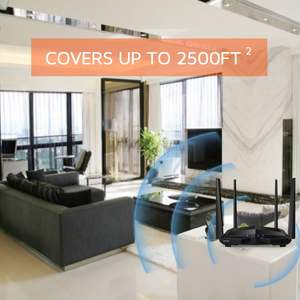 Nuevo Router WiFi Inteligente Tenda AC1200 <span class=keywords><strong>de</strong></span> Doble Banda con 4 Antenas para Uso Doméstico Gigabit Ethernet (AC10) - Product Image 4