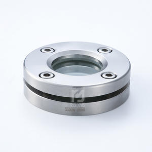 Cabeza de mirilla plana de grado sanitario con brida, de acero inoxidable serie 304/316, mirilla hexagonal interna - Product Image 2