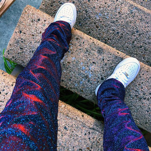 Commercio all'ingrosso 2021 autunno inverno donne di alta qualità moda Glitter pantaloni ragazza Streetwear vendita calda vestiti eleganti pantaloni - Product Image 2