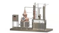Machine à Alcools en Pot de Distillerie en Cuivre avec Moteur à Pompe-pour Équipement de Gin Vodka