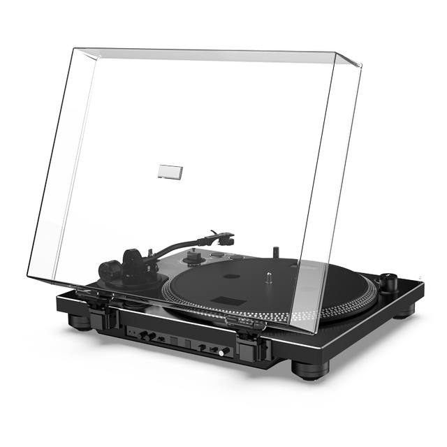 Fashion Design Retro Dust Cover Retro Vinyl Turntable Bearing Records Player Turn Table Vertical