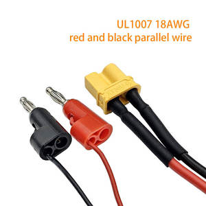 Custom XT30 Male Female <b>Adapter</b> 4.0mm Banana-shaped Lamp <b>Plug</b> Charger Wire Harness Assembly for Machines Home Appliances 12V 40A - Product Image 4