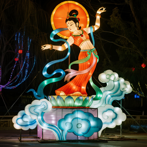 Bán buôn apsaras hình đèn bay nữ thần ánh sáng cho sang trọng trang trí nội thất nóng bán văn hóa du lịch chủ đề Tạ Ơn - Product Image 3