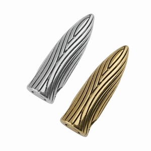 Collar con Colgante de Bala de Hip Hop Personalizado, Recuerdo, Joyería para Hombre, Collar con Colgante de Bala de Acero Inoxidable Plateado - Product Image 6