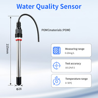 Sensor Oksigen Terlarut dan Salinitas Presisi Tinggi EC, Monitor Kualitas Air pH untuk Restoran Hotpot, Tangki Penyimpanan Makanan Laut