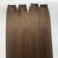 2026 En gros Mèches Genius Weft 100% Cheveux Humains Bouclés Double Drawn Invisibles Légères Sans Cheveux Courts ni Abîmés Sans Produits Chimiques # Couleur N3