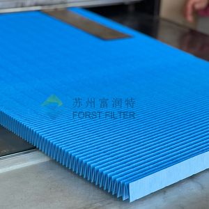 Leverancier Fabriek Kwaliteit Aanpasbare Industriële Luchtfilter Papier Media Blauw Gegolfd Cellulose Filterpapier - Product Image 2