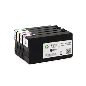 Compatibe 711 T125 711XL 711 XL פרימיום HP הקושר דיו עבור hp T520 T120 הזרקת דיו דיו מחסנית