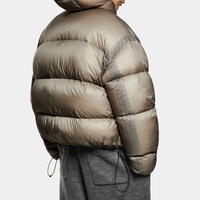 Doudoune Hiver Légère Matelassée Personnalisée par le Fabricant, Manteau Réversible Coupe-Vent en Nylon de Meilleure Qualité