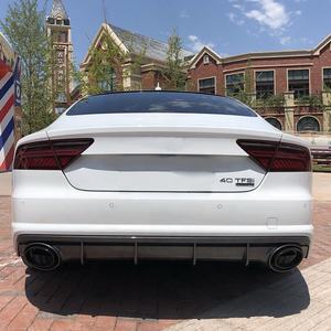 Difusor Trasero <span class=keywords><strong>RS7</strong></span> 2016 <span class=keywords><strong>2017</strong></span> 2018 con Tubo de Escape, Material de Fibra de Carbono PP para <span class=keywords><strong>Audi</strong></span> A7, Difusor Trasero 2016-2018 - Product Image 3