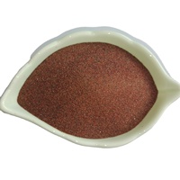 Sable de grenat rouge LM Red Rock 60/80/100 Mesh, abrasif jet d'eau tout-en-un pour métal, verre et pierre, faible teneur en poussière