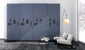 Armoire de rangement moderne avec porte coulissante en MDF, design d'armoire de chambre à coucher, meubles de chambre à coucher - Product Image 4