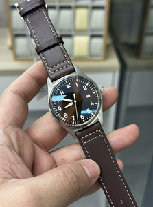 V7ファクトリームーブメント：35111ウォッチ 40mmパイロットウォッチ  傷防止サファイアスチール 防水夜光腕時計 - Product Image 5