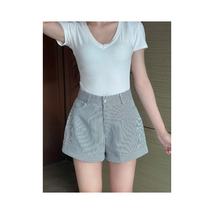 Culottes Courtes Brodé(e)s de Haute Qualité pour Femmes, Vêtements Professionnels Tendance, Marque Privée, Fournisseur Vietnamien, Échantillon Gratuit - Product Image 2