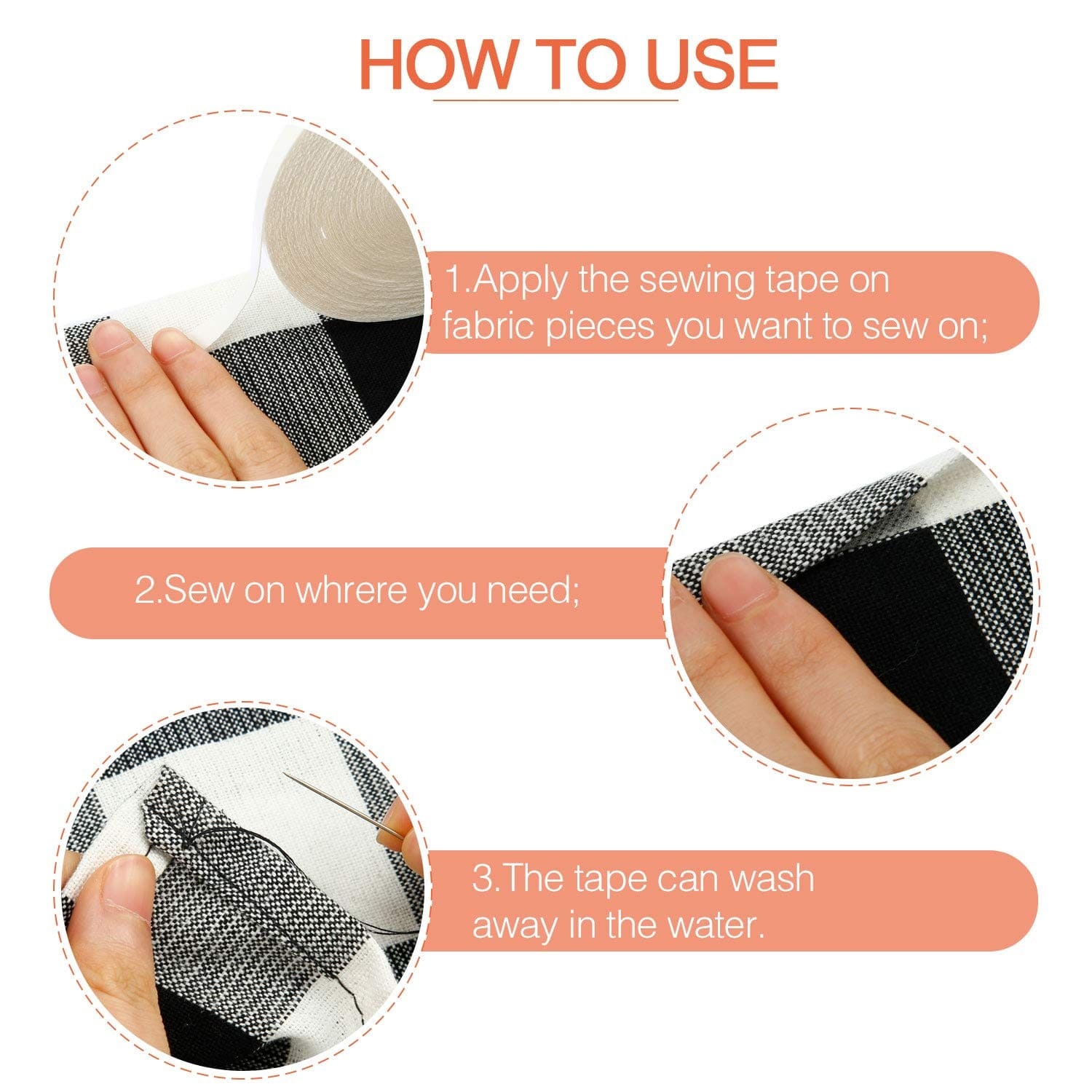 Water-Soluble Double-Sided Adhesive Tape Dissolves In Water Environmentally Friendly And Can Touch The Skin Water-Soluble Double-Sided Adhesive Tape Dissolves In Water Environmentally Friendly And Can Touch The Skin