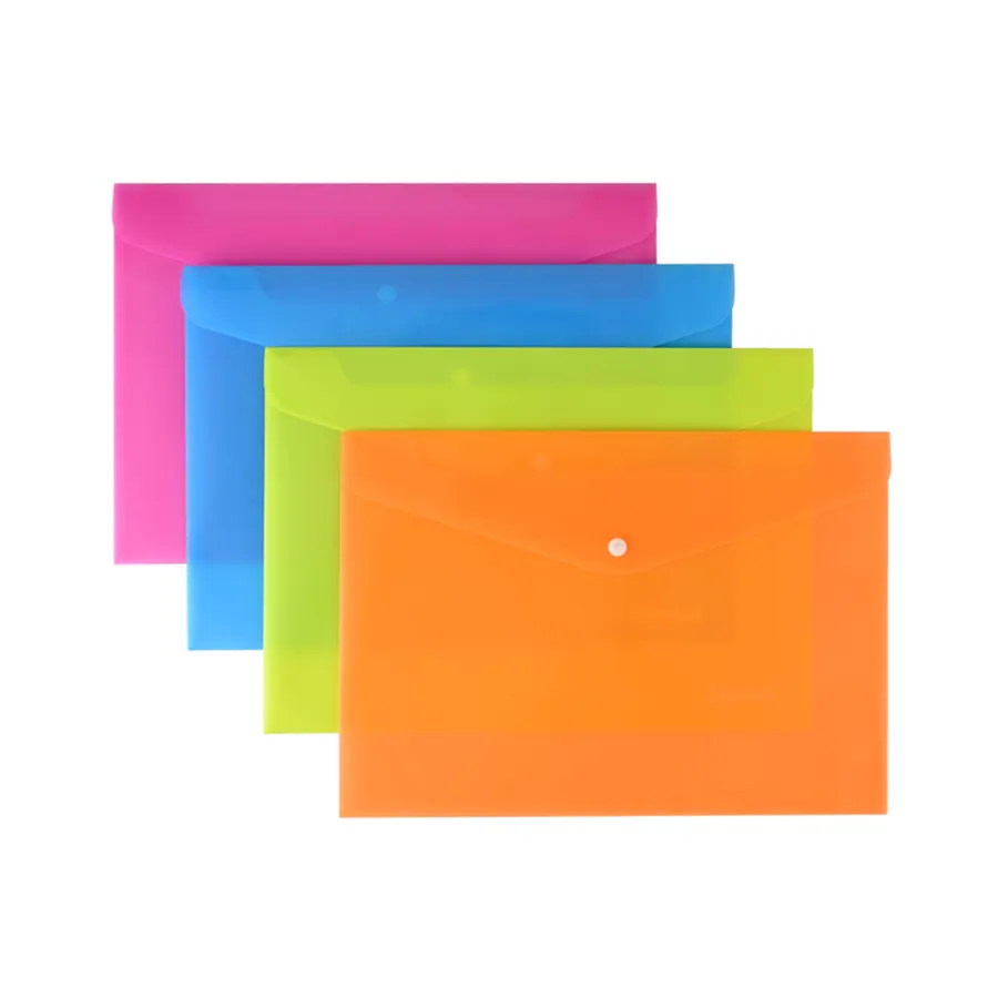 Großhandel Stock Clear Plastic Document Aufbewahrung tasche A4 Personal PP File Folder Umschlag Tasche PVC-Dokumenten tasche Mit benutzer definiertem Logo