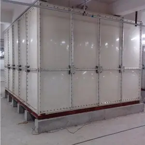 गर्म बिक्री 100000 लीटर वर्ग bolted अनुभागीय sintex जीआरपी पानी की टंकी
