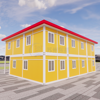 Vente de maisons préfabriquées modulaires de luxe, design jaune personnalisé, pour bureaux universitaires, bâtiments en conteneurs, Oficina Plegable