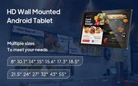 Tablette murale à écran tactile de 15,6/24 pouces, KDS, Wifi, télécommande, panneaux LCD industriels, tablette pour cafés, restaurants, hôtels