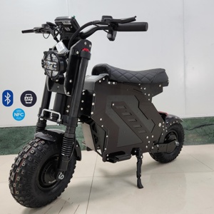 Trottinette électrique EU M5 10000W 72V à deux roues, pneus larges de 14 pouces, double moteur, pour adultes, pédales, pliable, batterie au lithium, écran numérique - Product Image 1