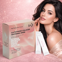 Peptides Marins Gluta Halal Meilleur Supplément de Beauté Poudre de Collagène Oral en Sachet Lait de Poisson pour Blanchiment Cutané OEM