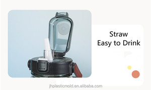1L de gran capacidad de mano botella de agua deportiva de plástico 1000ml <span class=keywords><strong>Herbalife</strong></span> Shake Cup para verano Fitness botellas de paja - Product Image 5