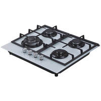 Cuisinière à gaz 4 brûleurs OEM/ODM en acier inoxydable, plaque de cuisson à gaz encastrable, cuisinière à gaz pour cuisine domestique
