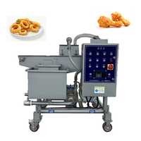 Machine automatique d'enrobage de pâte de pépites de poulet à haut rendement Machine de fabrication de pommes de terre en spirale