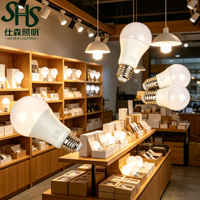Ampoule LED en gros d'usine, forme A, 5W 7W 9W 12W 15W 18W 24W, culot E27 B22, ampoule LED IC pour maison résidentielle, CE RoHS