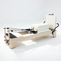 Machine de Pilates Reformer en bois d'érable Suofei - Équipement de gym durable et écologique pour la maison/le studio avec des fonctionnalités réglables