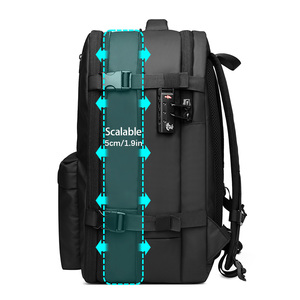 Stock Waterproof Anti-Theft Custom USB <strong>Backpack</strong>, Multifunctional Travel Vacuum Compression <strong>Backpack</strong> With TSA Lock - Product Image 3