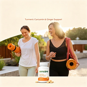 <strong>Turmeric</strong> <strong>Curcumin</strong> <strong>Tablets</strong> with Ginger &amp; Black Pepper 180ct Supply Vegan Herbal Supplement for Adults - Product Image 5