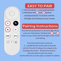 Nouvelle télécommande vocale de remplacement G9N9N pour Google Chromecast TV (1ère génération), GA01920-US, GA01409-US, GA01919-US, GA01923-US