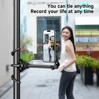 T100 Portable 360 Degrés Réglable Selfie Bâton Téléphone Clip À Distance Flexible Extensible Octopus Caméra Trépied Pli Supplémentaire