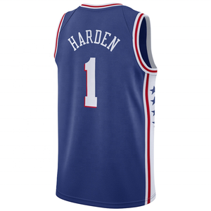 2022 76er Jersey Hot Press Broderie <span class=keywords><strong>Maillot</strong></span> <span class=keywords><strong>de</strong></span> <span class=keywords><strong>basket</strong></span>-ball <span class=keywords><strong>de</strong></span> qualité populaire - Product Image 5