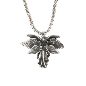 Collar con Colgante de Ángel de Seis Alas yunnique, Acero Inoxidable, Unisex, Joyería de Regalo con Diseño de Alas - Product Image 1