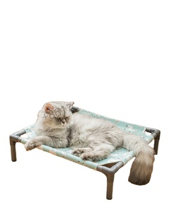 独特设计的高架狗床-大型狗铝制框架和耐用网状织物的冷却高架宠物床 - Product Image 3