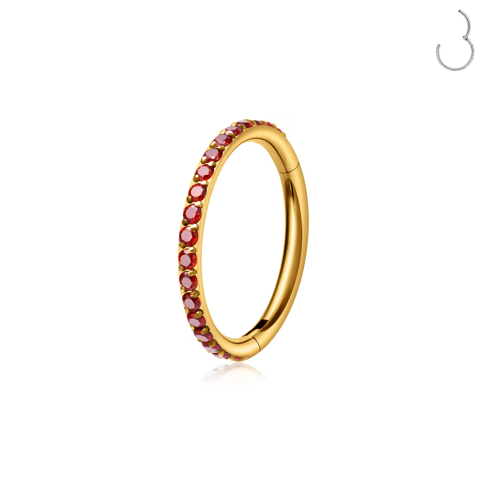 Or rouge CZ