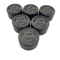 Bouchon à vis anti-déversement lisse en plastique PP, couleur personnalisée, diamètres 38mm, 47mm, 53mm, 56mm, 68mm, 89mm, 89/400 pour bocaux