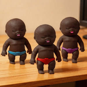 Nueva Muñeca Momoko Negra, Juguete Antiestrés, Juguete Viral Popular en Línea, Material de Goma, para Mayores de 14 Años - Product Image 6