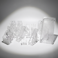 Prototypage rapide en plastique transparent, impression 3D, modèle personnalisé, prototype mécanique, service SLA