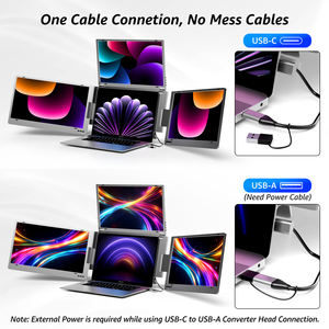 Conectividad Híbrida Triple Monitor-3x15,6 "Compatible con <span class=keywords><strong>DisplayPort</strong></span>/HDMI/<span class=keywords><strong>DisplayPort</strong></span> - Product Image 4