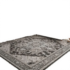 Premium Braided Wool Silk Abstract Pattern Low Pile Non-Slip Custom Handmade <b>Rug</b> for Modern Interior <b>Spaces</b> - Product Image 3