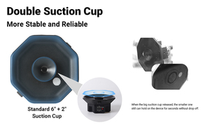 YUANYUJINGMI Ventosa Eléctrica <span class=keywords><strong>de</strong></span> 6 Pulgadas para DJI OSMO Pocket 3/Insta360, Soporte <span class=keywords><strong>de</strong></span> Bomba <span class=keywords><strong>de</strong></span> <span class=keywords><strong>Aire</strong></span> Eléctrica Portátil para Cámaras <span class=keywords><strong>de</strong></span> Acción iPhone - Product Image 2