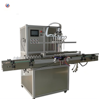 Machine de remplissage de liquides entièrement automatique, précision de 1 %, 2000-4000 Bp/h pour huile, miel, shampoing, produits chimiques