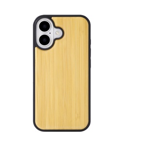 Custom Bamboo Walnut Cherry Wood Phone Case Natural Wooden Engraved Shockproof TPU Cover for <strong>iPhone</strong> 17 13 12 <strong>11</strong> <strong>Pro</strong> <strong>Max</strong> OEM ODM - Product Image 1