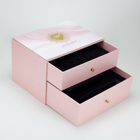 Caja de Regalo de Lujo con Logotipo Personalizado, Caja Rígida Reciclada con Impresión UV y Estampado Dorado para Cosméticos y Joyería
