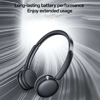 Casque audio de haute qualité, style rétro rotatif, sans fil, pour joueurs, avec Bluetooth V5.3 standard