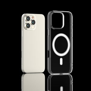 Nuovo popolare antiurto con ricarica Wireless acrilico di lusso magnetico <span class=keywords><strong>trasparente</strong></span> custodia del telefono per <span class=keywords><strong>iphone</strong></span> 17 16 15 <span class=keywords><strong>14</strong></span> Pro Max case - Product Image 2